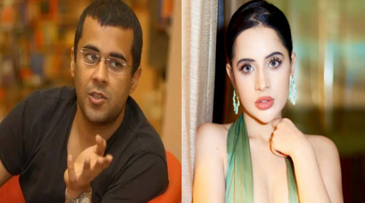Urfi Javed, Chetan Bhagat