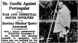 क्रिकेट में धर्म के आधार पर टीम बांटने के खिलाफ थे महात्मा गांधी, 1940 में बाम्बे पेंटांगुलर टूर्नामेंट का किया था विरोध