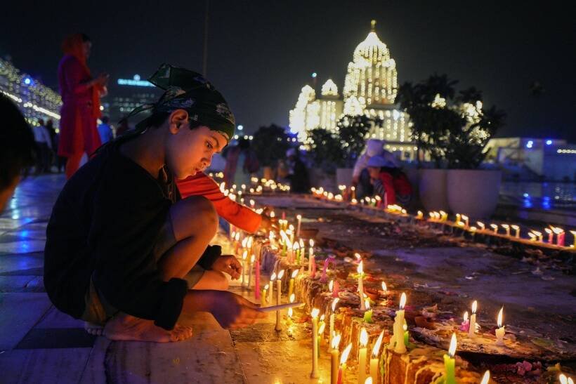 पातिस्तान में तलवंडी अब नानक साहिब के नाम से जाना जाता है। (PTI Photo/Ravi Choudhary)