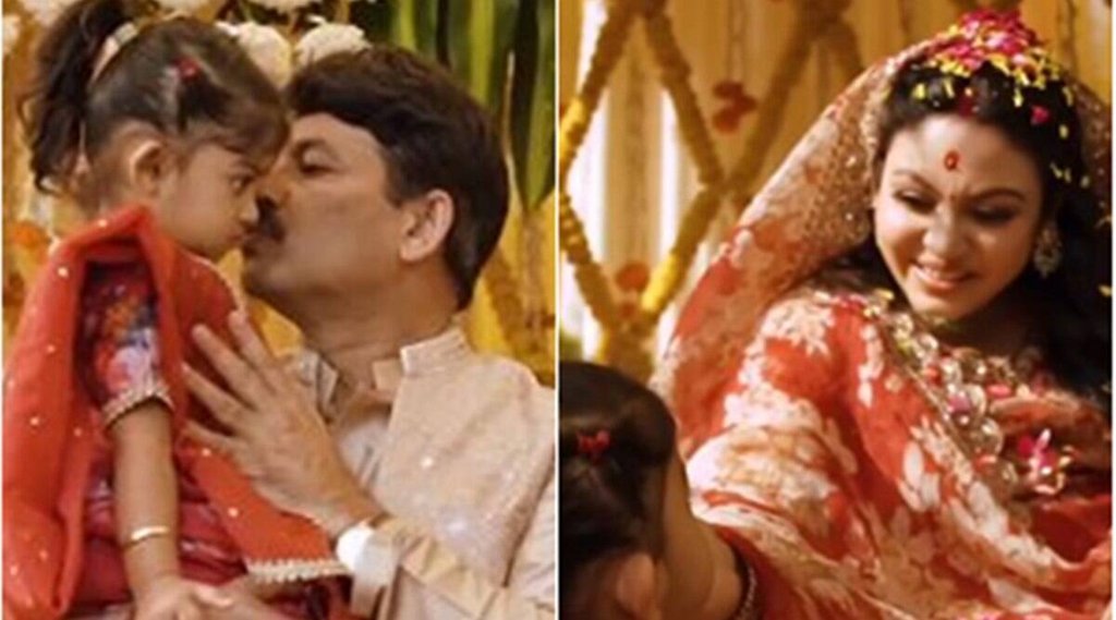 manoj tiwari, surabhi tiwari