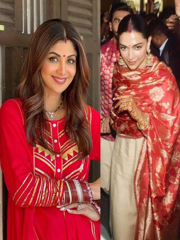 ACTRESS FLAUNTED SINDOOR