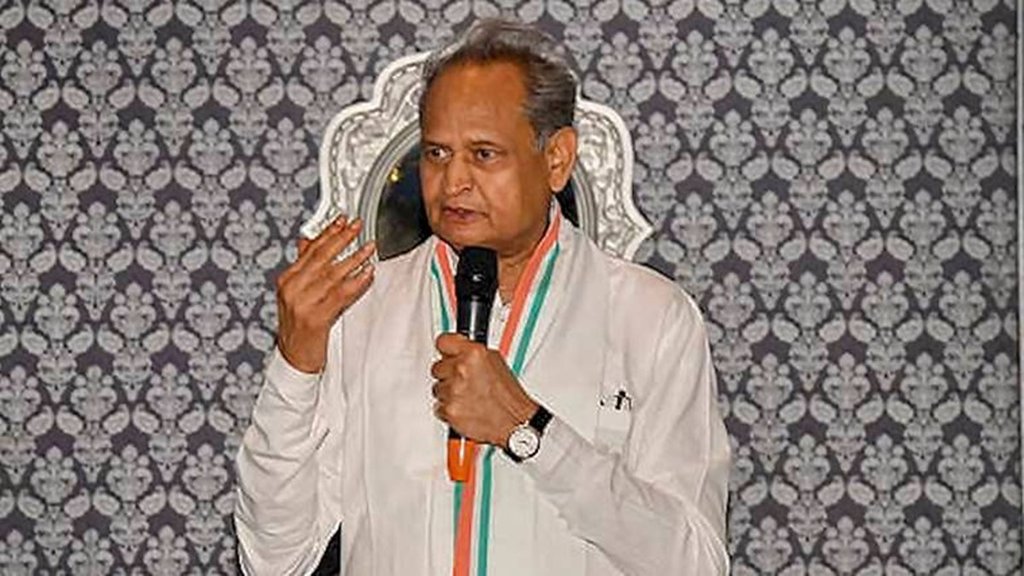 Ashok Gehlot, rajasthan,