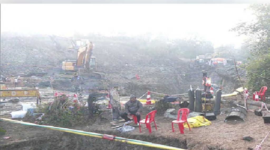 Boy stuck into Borewell