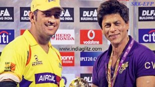 Dhoni and Shahrukh