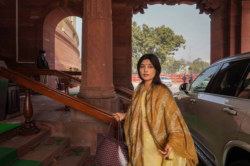 Dimple Yadav in Parliament