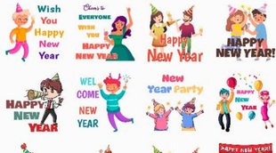 whatsapp stickers, Happy new year