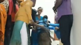 Headmaster thrashed by schoolgirls