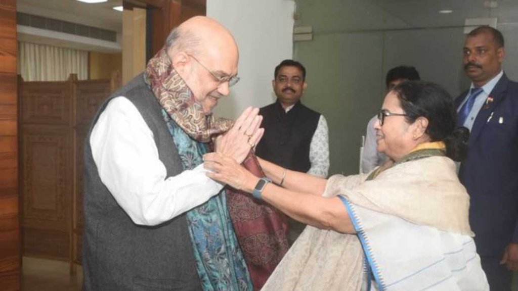 Mamata Banerjee II Amit Shah II Viral Photo