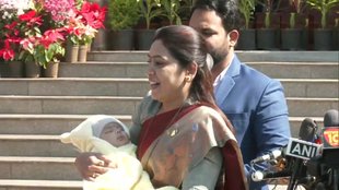 NCP MLA| MLA reached Assembly with Infant| Maharashtra Assembly Winter Session
