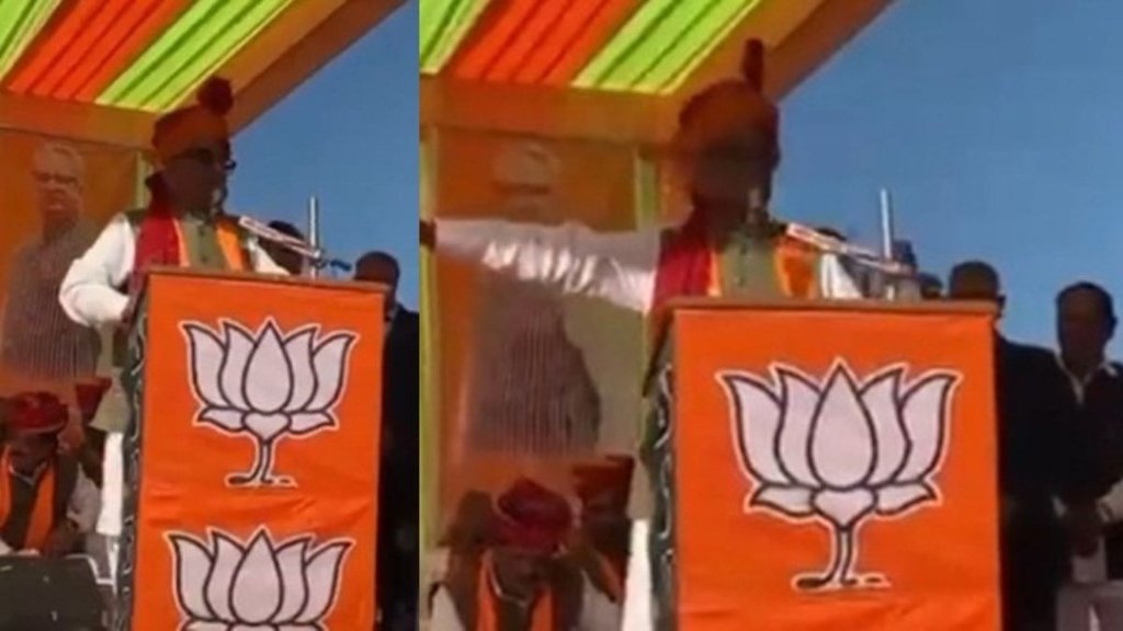 Rajasthan Politics, former Rajya Sabha member, Om Mathur video viral