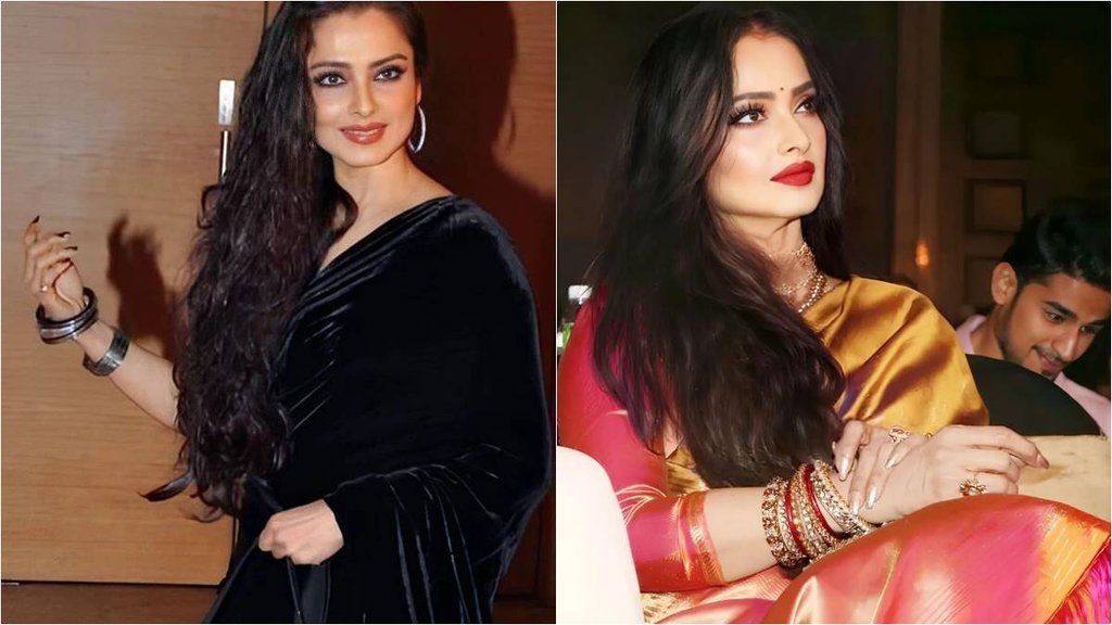 Rekha,Rekha Beauty Secrets, Rekha, rekha beauty secrets, rekha ageless beauty, rekha unknown facts on her beauty, rekha young look secrets,