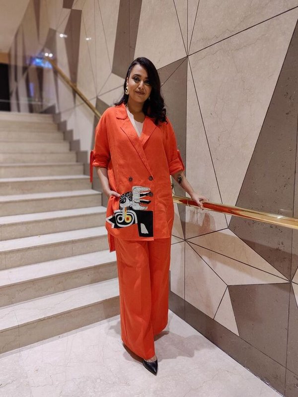 SWARA BHASKAR IN BHAGWA RANG