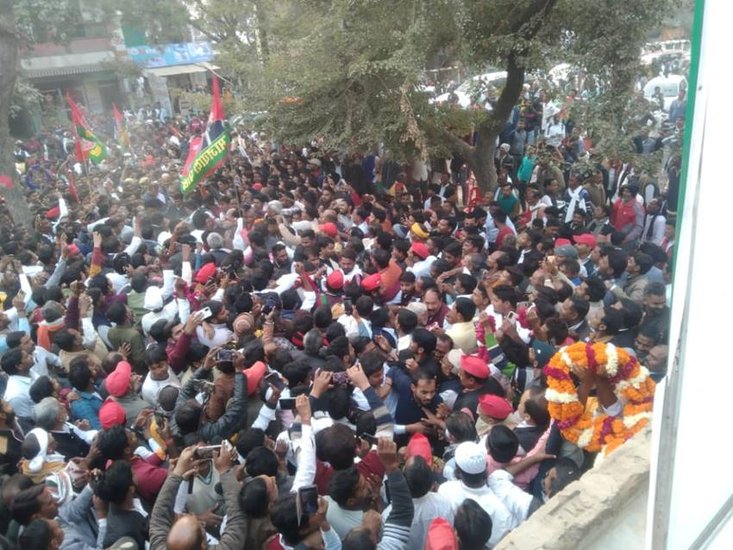 Shivpal yadav Road Show