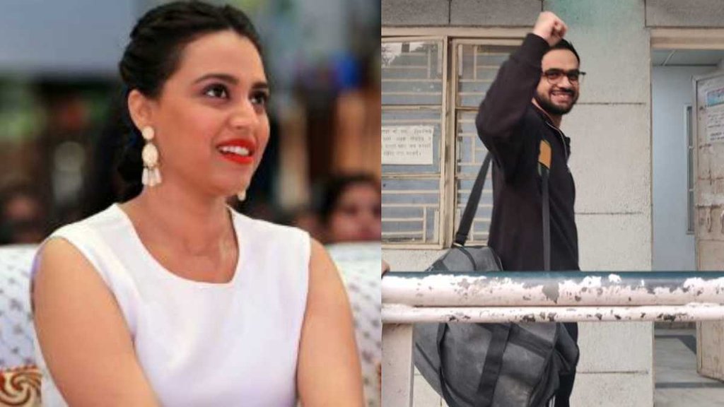Swara Bhaskar II Umar Khalid II Tihar Jail