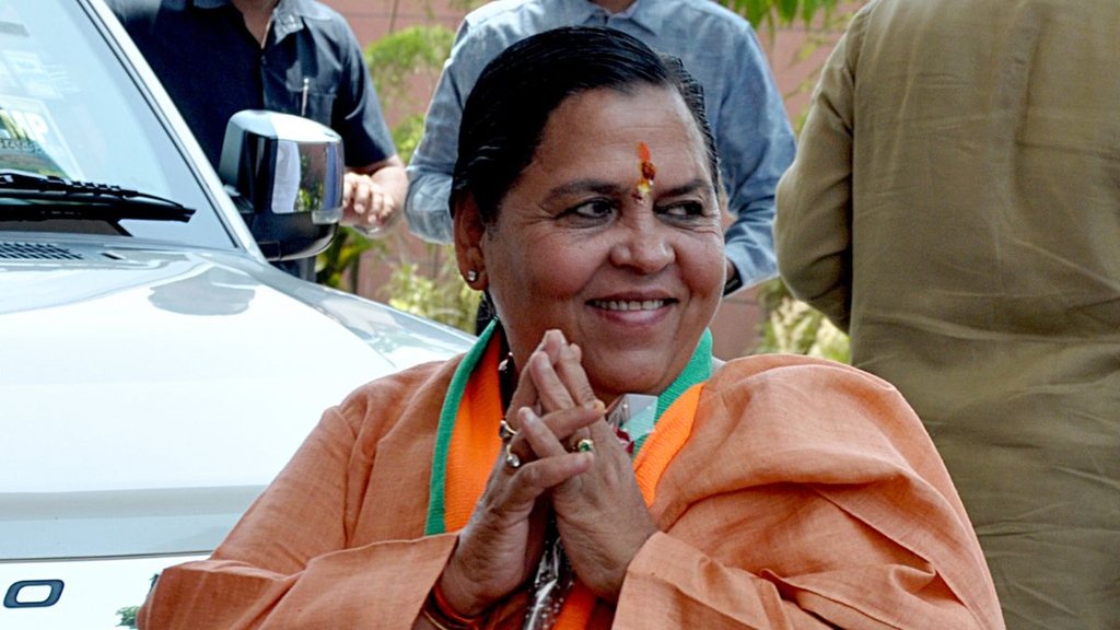 madhya pradesh, bjp leader, Uma Bharti raging Archaeological Department in Omkareshwar
