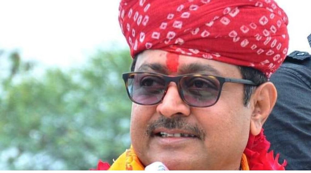 Vaghodia (Gujarat) Assembly Election Result 2022: निर्दलीय उम्मीदवार धर्मेंद्र सिंह रानुभा वाघेला (बापू) (फोटो : Twitter)