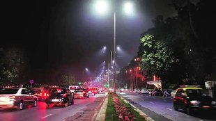 delhi pwd| street lights|