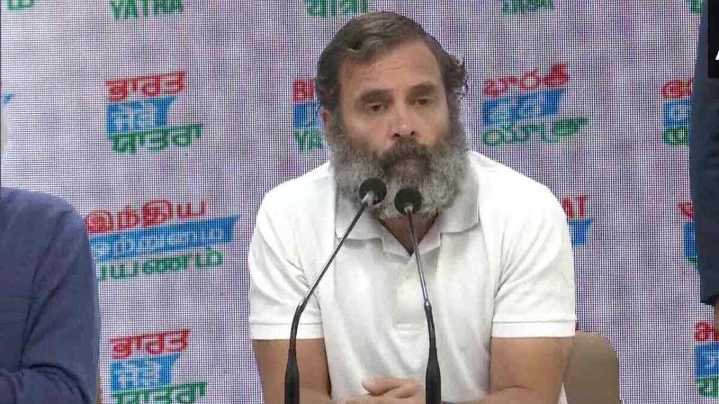 T-Shirt पहनने को लेकर राहुल गांधी ने बयान दिया (फोटो सोर्स: @Ani)