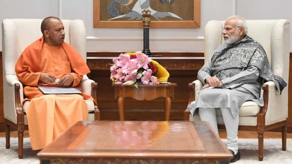 Yogi Adityanath II Narendra Modi II Delhi