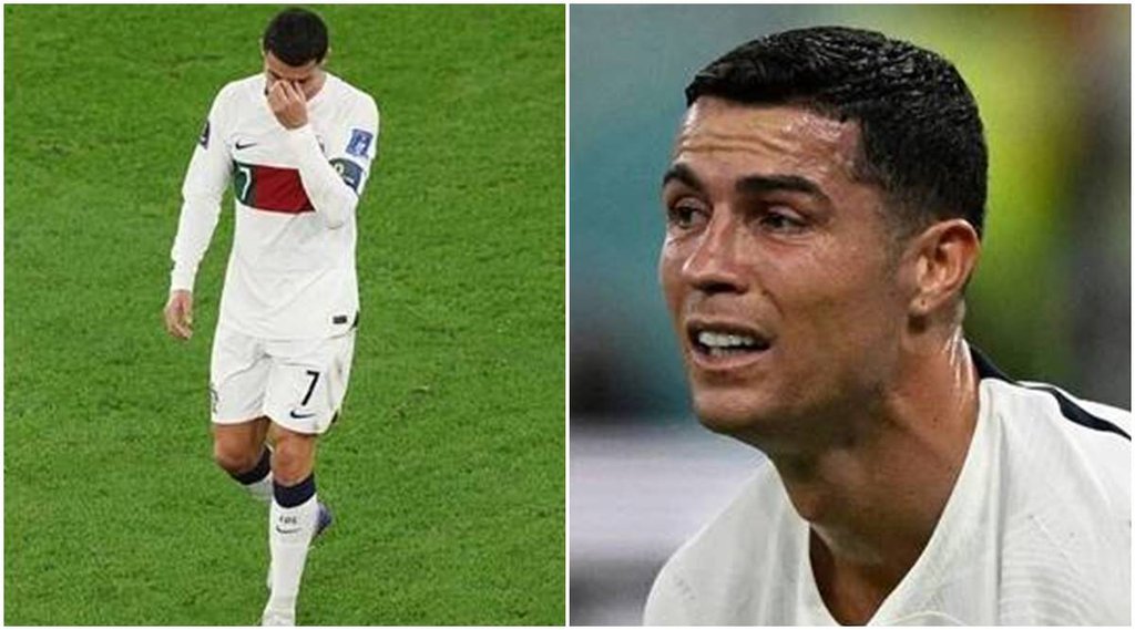 FIFA world cup | Morocco vs Portugal | cristiano ronaldo crying | Watch Video |
