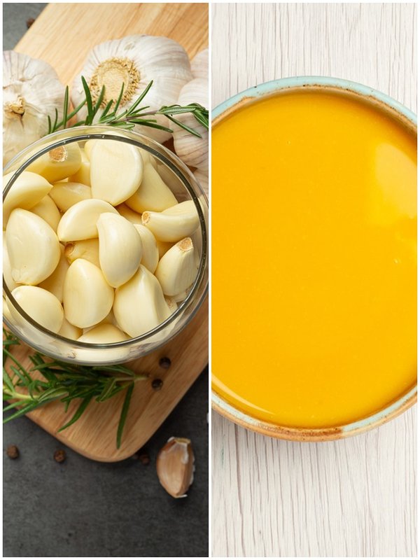 garlic and ghee