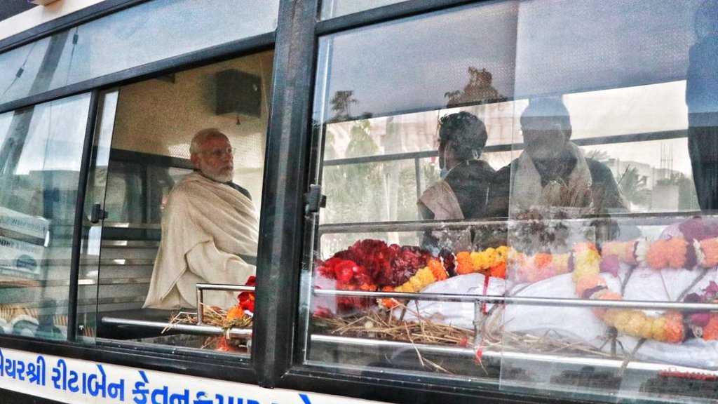 Heeraben Modi, Heeraben Modi Death
