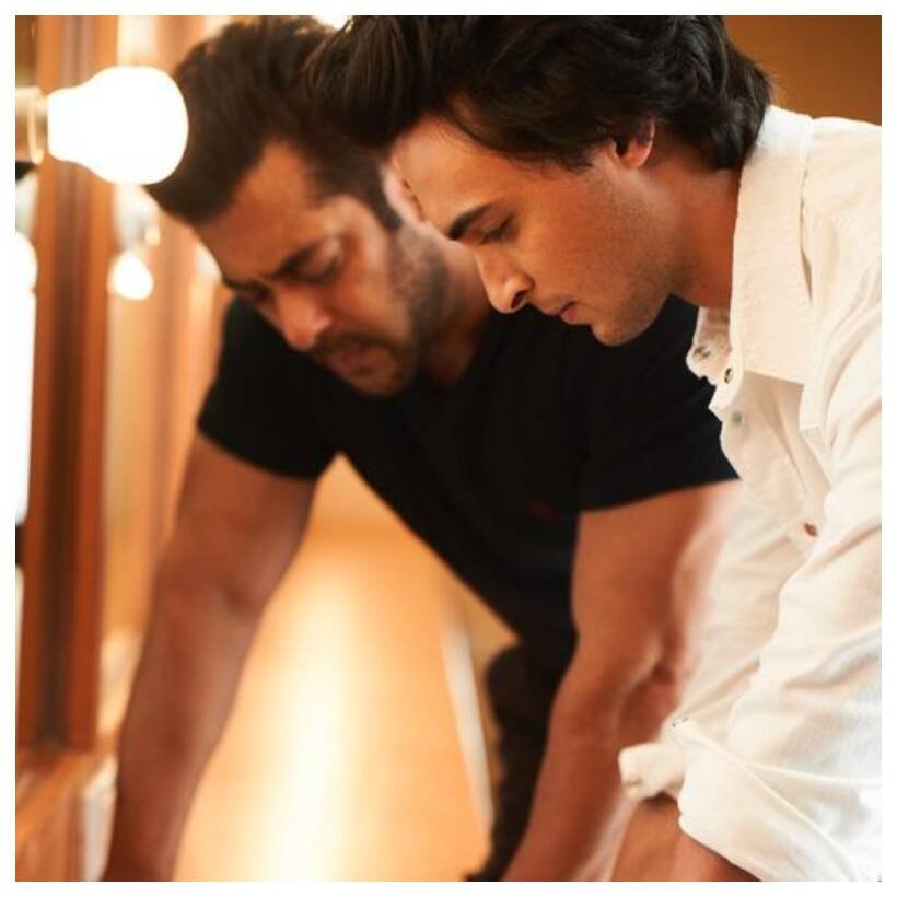 Salman khan and Aayush Sharma