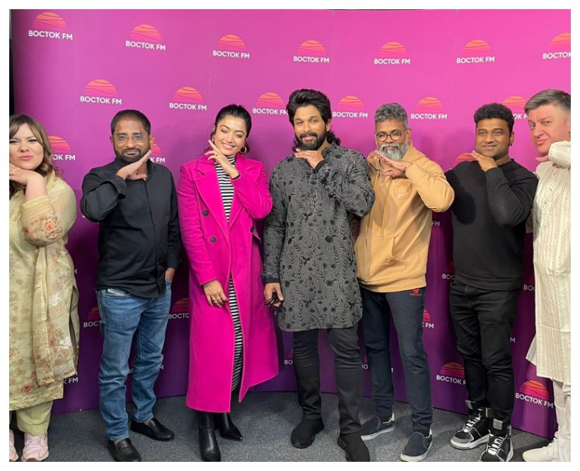Allu Arjun and Rashmika Mandanna