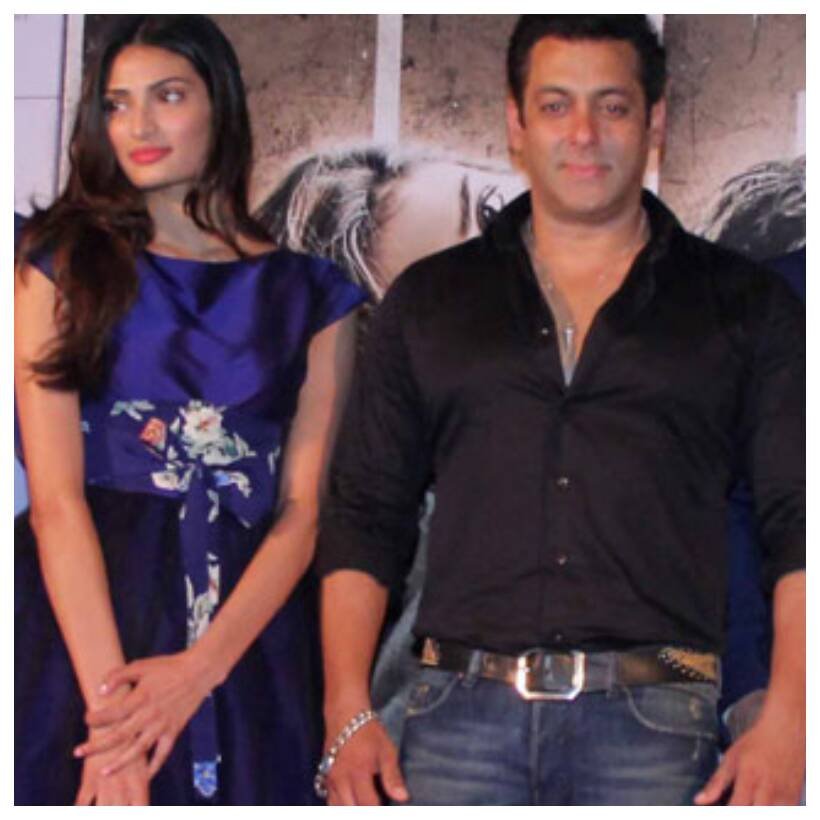 Salman khan with Athiya Shetty