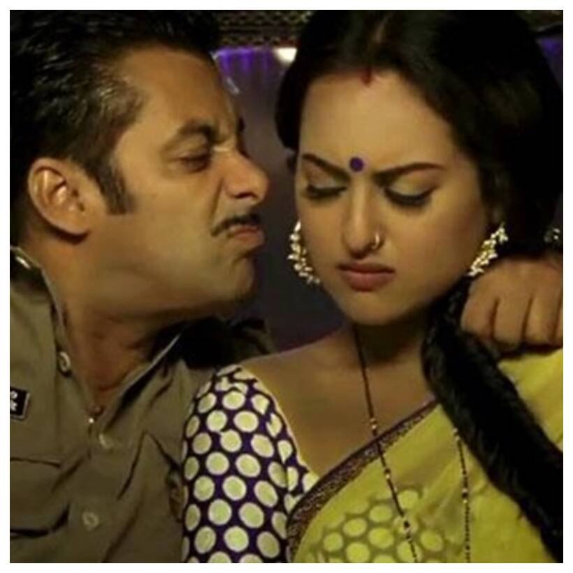 Salman khan and Sonakshi Sinha in Dabangg