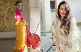karishma Kapoor in Saree, Karishma Kapoor Suit