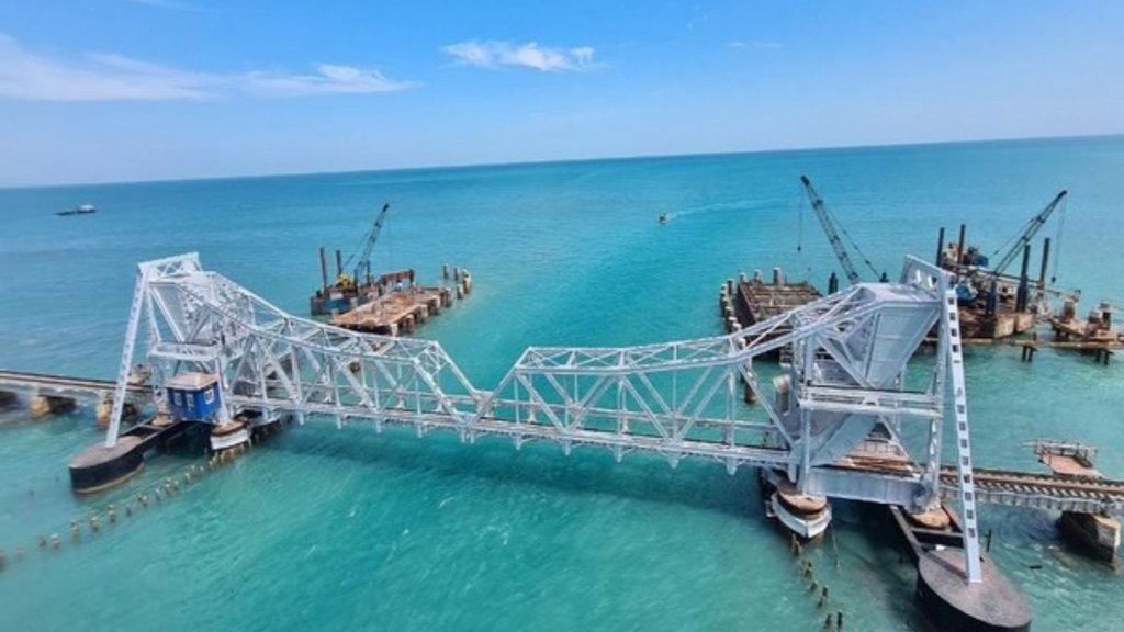pamban bridge| tamilnadu| railway