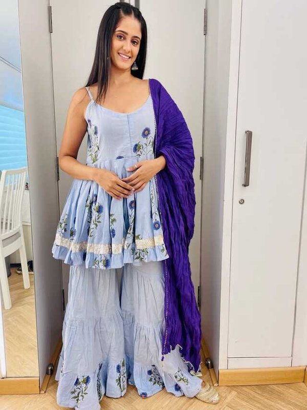 AYESHA SINGH IN SHARARA STYLE