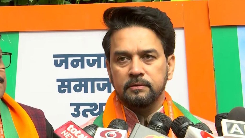 Anurag Thakur, arvind kejriwal, Anurag Thakur targets aap Arvind Kejriwal