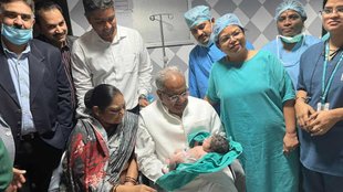 Bhupesh Baghel II Chaitnya Baghel II Khyati Baghel