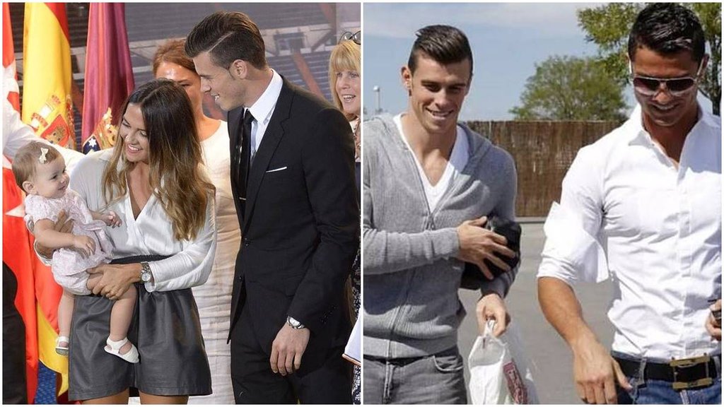 Cristiano Ronaldo Gareth Bale Emma Rhys Jones