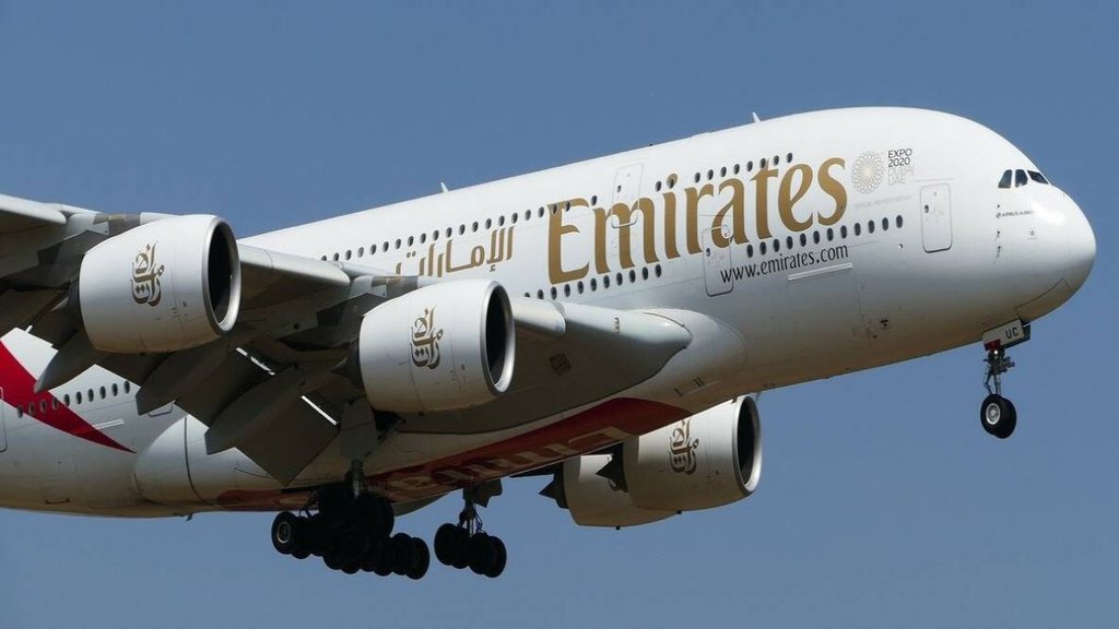 Emirates flight, Dubai, Tokyo