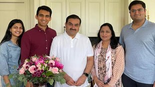 Gautam adani family, Gautam adani family photo