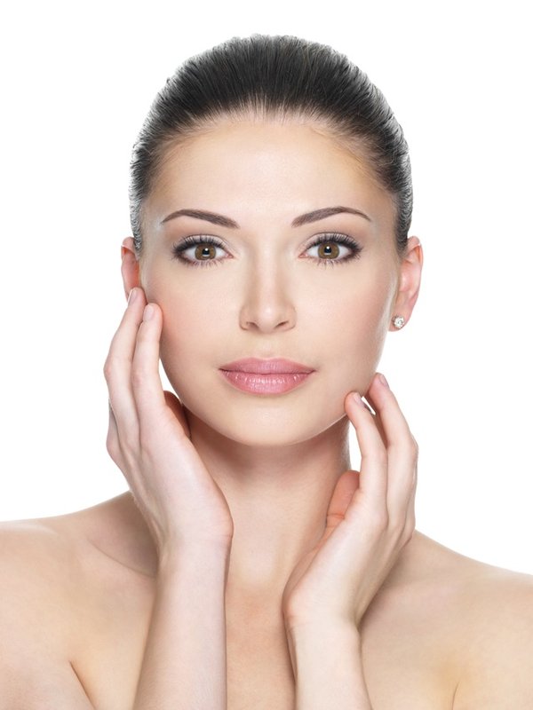 Adult woman with beautiful face