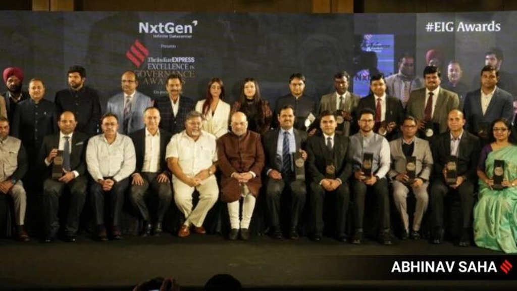 Indian express excellence award