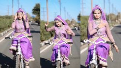 Viral Video: ‘घोड़े पे सवार’ गाने पर लड़की ने साइकिल चलाते हुए किया डांस, वीडियो वायरल