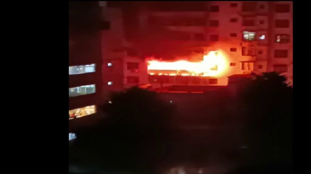 Jharkhand, Dhanbad, Massive FIre