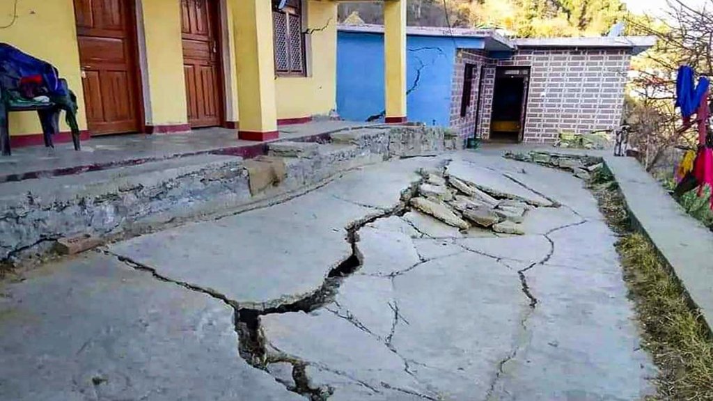 Joshimath House crisis landslide