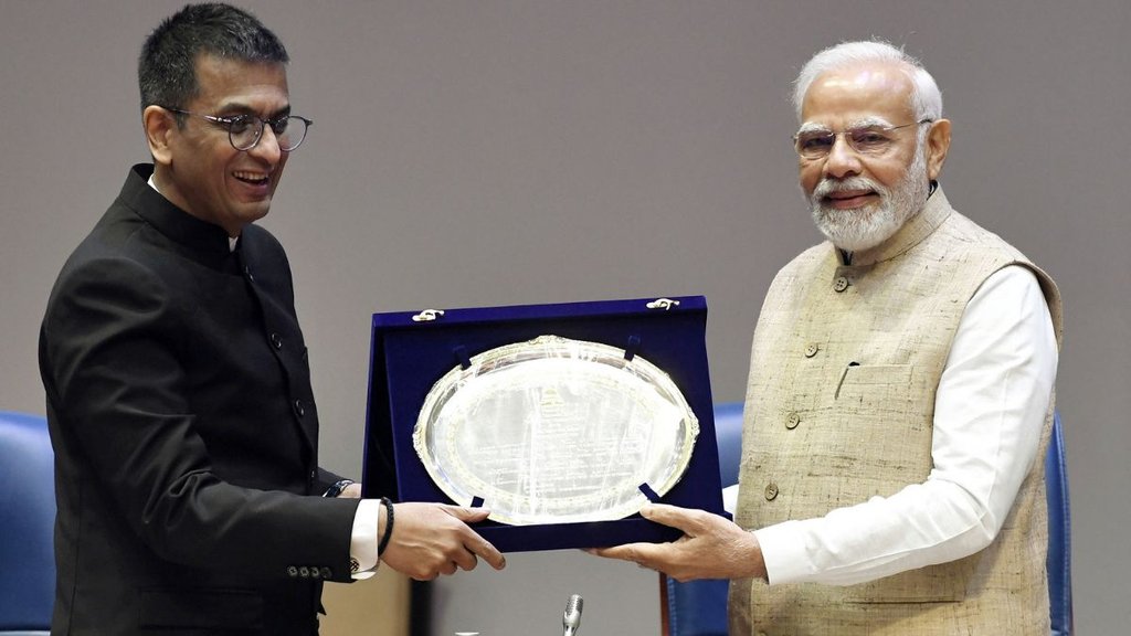 Prime Minister Narendra Modi | Chief Justice of India | Justice DY Chandrachud