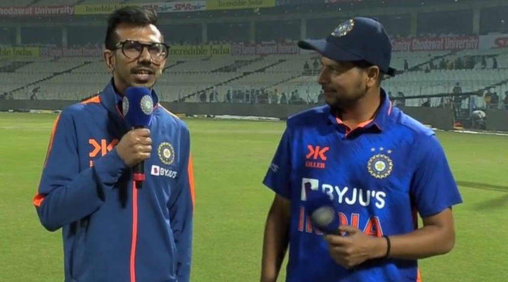 Kuldeep Yadav with Yuzvendra Chahal | Kuldeep Yadav | Yuzvendra Chahal | IND vs SL