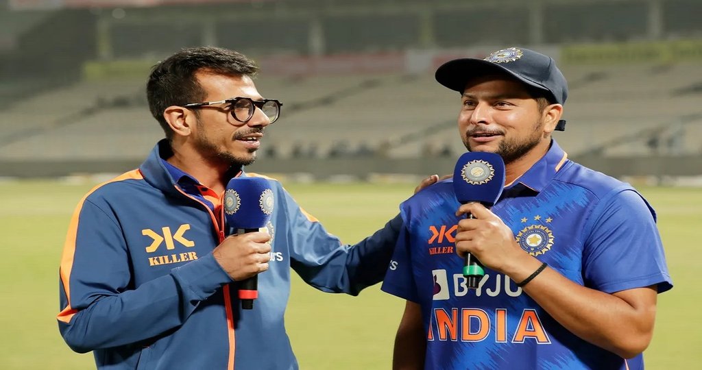 Kuldeep Yadav with Yuzvendra Chahal | Kuldeep Yadav | Yuzvendra Chahal | IND vs SL