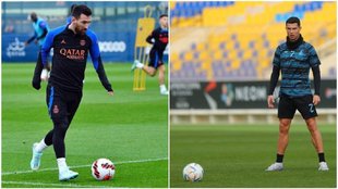 Cristiano Ronaldo | Lionel Messi | PSG vs Riyadh ST XI