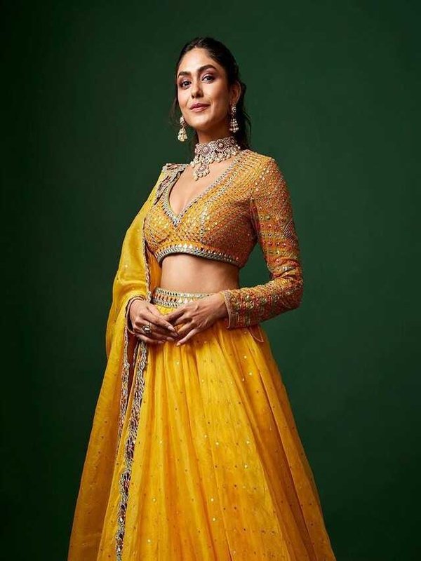 MRUNAL THAKUR IN LEHENGA LOOK