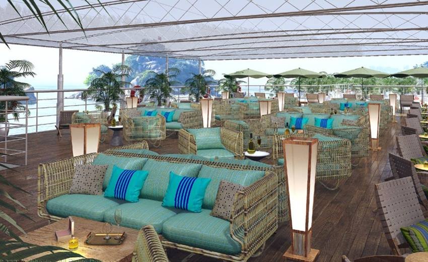 Ganga vilas Cruise Interior
