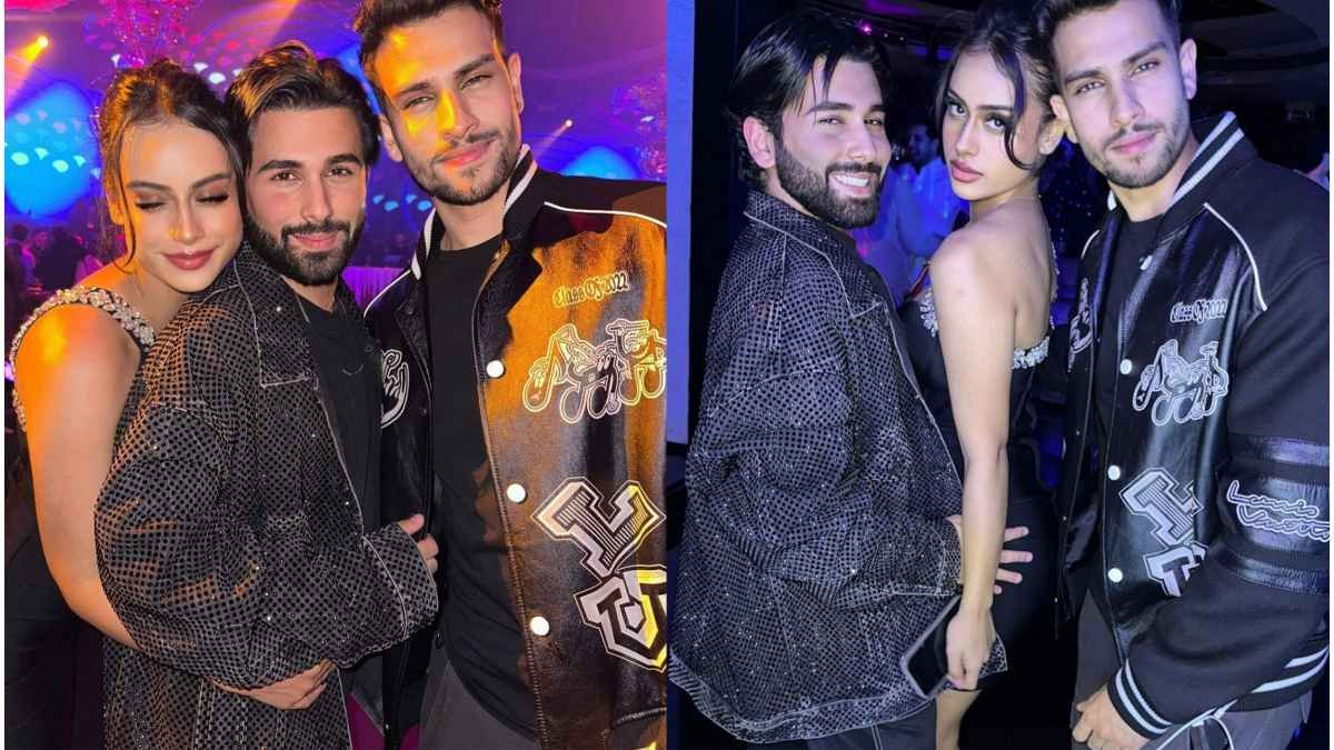 nysa devgan , ajay devgan, kajol daughter, orry, nysa and orry